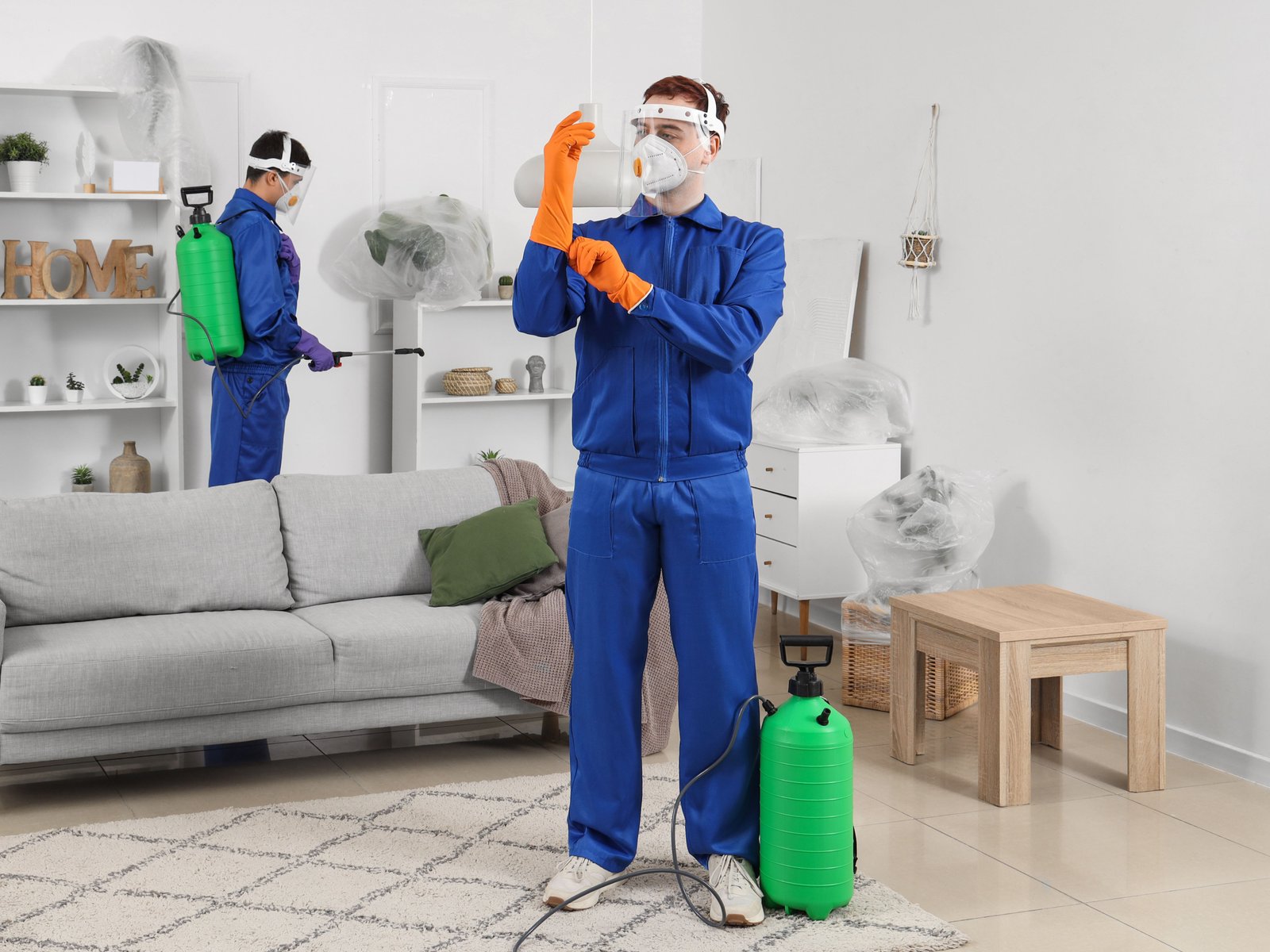 Professionelle Schimmelbekämpfung Team